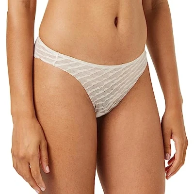 Image of Sloggi Women&#039;s ZERO Lacy H Tiny tanga Briefs, NATUREL (076), XS