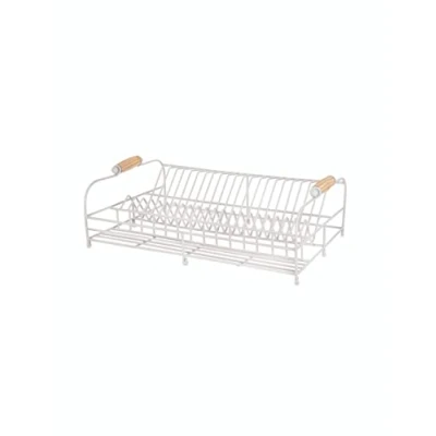 Image of Garden Trading Classic Wire Dish Rack Chalk