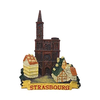 Image of Wedare 3D Strasbourg France Refrigerator Magnet Tourist Souvenirs Resin Magnetic Stickers Fridge Home &amp; Kitchen Decoration from China