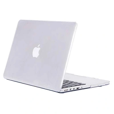 Image of FINDING CASE MacBook Pro 13 Inch Retina without CD Glossy Crystal Clear Hard Shell Cover for No Drive (2015/2014/2013/2012 End) A 1425/ 1502 (crystal Clear)