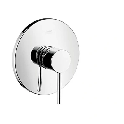 Image of AXOR 10616000 Hansgrohe Starck Single Lever Shower Mixer Tap Flush Mounted with Ping Handle Colour: Chrome Bathroom Fittings &gt; for Bath