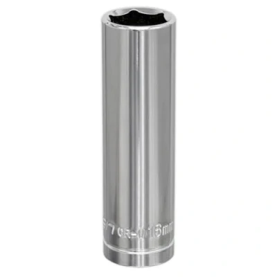 Image of Sealey WallDrive Socket 16mm Deep 1/2&quot;Sq Drive S0672