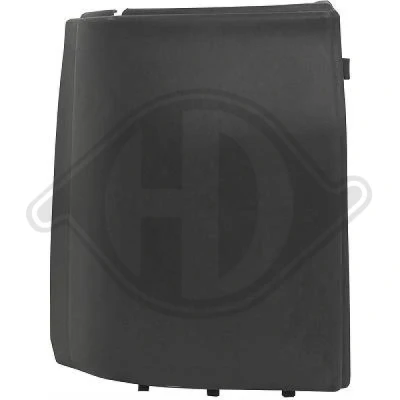 Image of 7H0807321D7G9 Bumper DIEDERICHS 2272167 Rear Axle Left for vehicles with tailgate grey