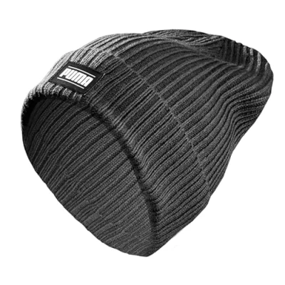 Image of PUMA Unisex Ribbed Classic Cuff Beanie, Strong Gray