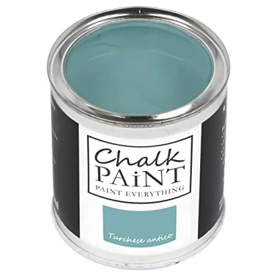 Image of Chalk Paint Everything® Turchese Antico (Antique Turquoise) 750 ml Water Based for Shabby Chic Furniture, Décor, and Upcycling Projects Non Toxic, Easy to Apply