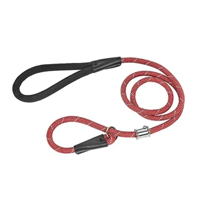 Image of DONGKER Dog Slip Lead Leash, Pet Loop Leash 1.5M/5Ft Heavy Duty Training Leads Rope Leashes Collar for Small Medium Large Dogs