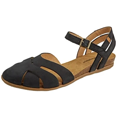Image of El Naturalista Women&#039;s N5207 Stella Sandals, Black, 4 UK