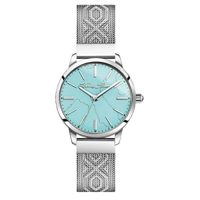 Image of Thomas Sabo Women Watch Turqouise Analogue Quartz Stainless Steel WA0343 201 215 33 MM