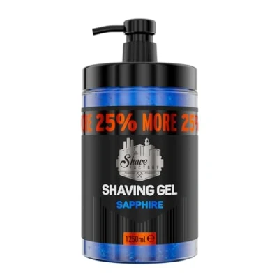 Image of The Shave Factory Shaving Gel with 25% More Free Moisturizing Effect Fresh Active Product for Professional Barbers/Hairdressers and Traditional Enthusiasts.