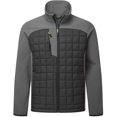 Image of Portwest PW3 Hybrid Jacket Zoom Grey Small