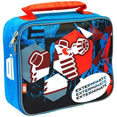 Image of Doctor Who® Daleks Exterminate Kids Children Lunch Bag BBC DW TV Show Official Merchandise