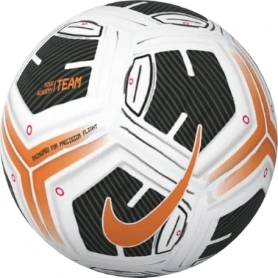 Image of Nike FZ7540 101 NK ACADEMY TEAM FA24 Recreational soccer ball Unisex WHITE/BLACK/TOTAL ORANGE Size 5