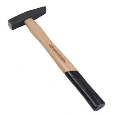 Image of AB Tools 200g Geologist Hammer Genuine Hickory Handle Pick Fossil Pointed Tip Rock 7oz