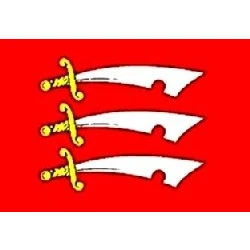 Image of Novelties Direct Essex Flag 5ft x 3ft (100% Polyester) With Eyelets For Hanging