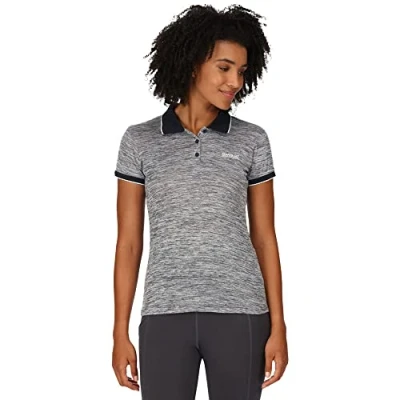 Image of Regatta Remex II Women&#039;s Classic Quick Dry Polo T Shirts/Polos/Vests, Navy, UK 11.5