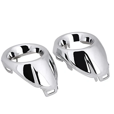 Image of Qiilu Fog Light Cover, 2pcs Car Front Lamp Cover Trim Guards for Ford Focus 3 MK3 2012 2013