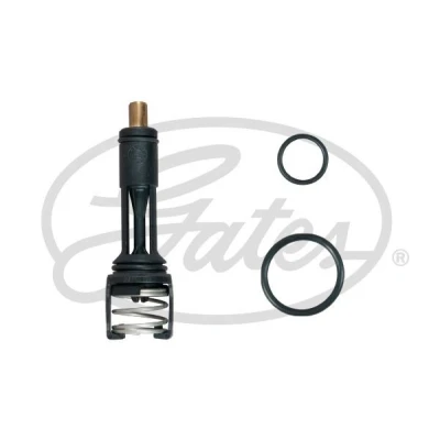 Image of 06L121111, 06L121111B, 06L121111E, 06L121111F, 06L121111G Engine thermostat GATES TH606113G1 113C with gaskets/seals AUDI: A4 B9 Avant, B8 Saloon