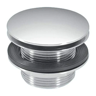 Image of McAlpine 58mm CP Brass Clicker Bath Waste CBW70 CLK