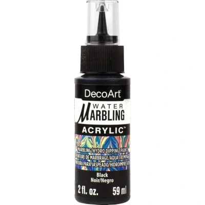 Image of DecoArt Water Marbling Paint 2oz Black