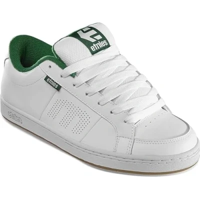 Image of Etnies Kingpin Unisex Skate shoes, Size: 4.5, White/green shoes