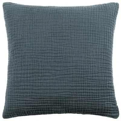 Image of Yard Lark Muslin Cotton Cushion Cover Khaki Size 45 cm x