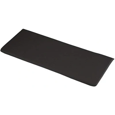 Image of Black 2 Seater Bench Cushions 116 x 46 4cm