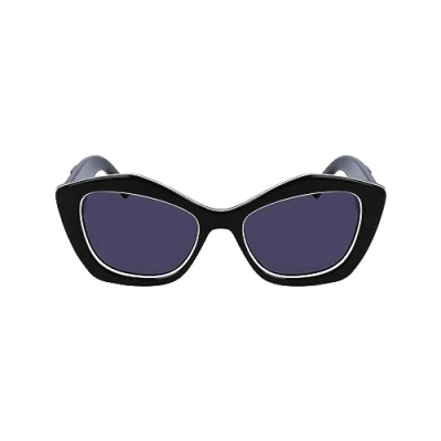 Image of Karl Lagerfeld KL6127S Sunglasses, 006 Black/White, One Size