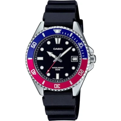 Image of Casio Unisex&#039;s Analogue Quartz Watch with Plastic Strap MDV 10 1A2VEF