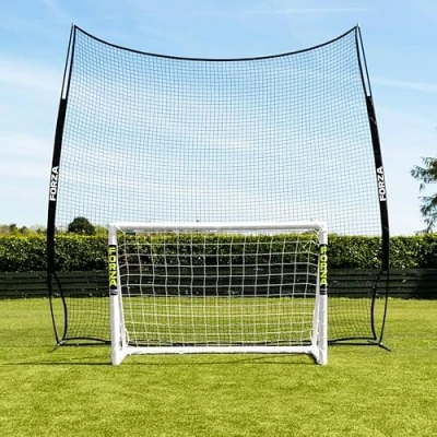 Image of FORZA Pop Up Stop That Ball 10ft High Surround Netting 11ft, 20ft, 30ft, 40ft &amp; 50ft Systems Carry Bag Ground Pegs Included Optional 4.5ft Extender Kit (11ft Wide)