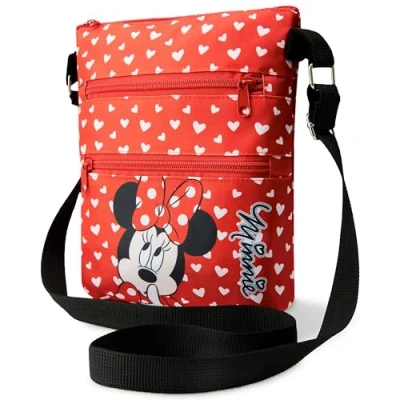 Image of Disney Cross Body Bag for Kids Shoulder Girls Accessories Adjustable Strap Bags Minnie Mouse Gifts