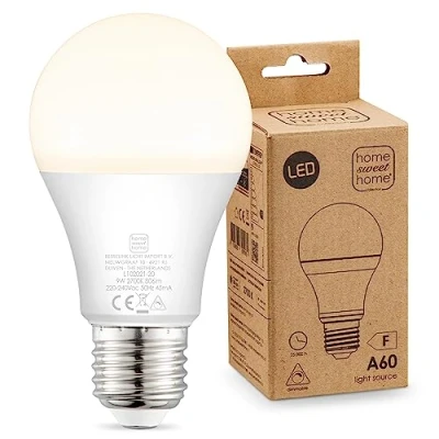 Image of Home Sweet Edison Vintage E27 LED filament light source A60 Clear 9W 806lm 2700K Dimmable warm white