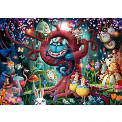 Image of Ravensburger Almost Everyone is Mad (Alice in Wonderland) 1000 Piece Jigsaw Puzzle for Adults &amp; Kids Age 12 and Up