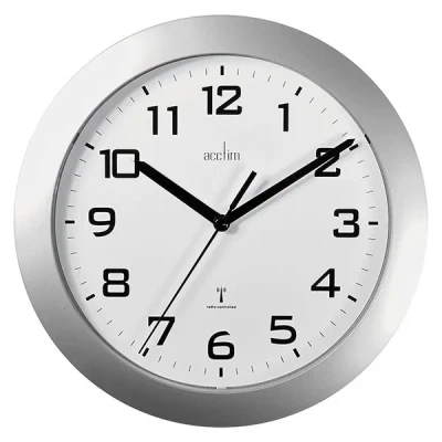 Image of Acctim Peron Wall Clock Silver
