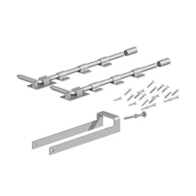 Image of Gatemate Double Field Gate Fastener Set with 2 Garage Door Bolts
