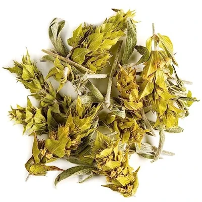 Image of Greek Mountain Tea Organic Handpicked Ironwort Herbal Mt Olympus Greece Sideritis Scardica Shepherd&#039;s 50g
