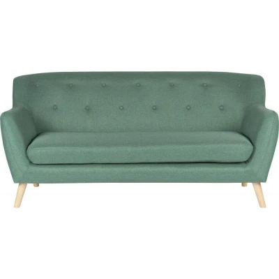 Image of Teknik Skandi 3 Seater Fabric Sofa Ocean Green