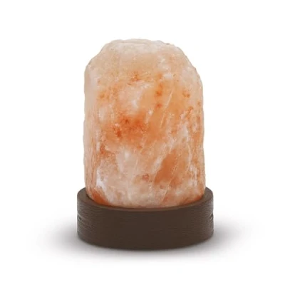 Image of Well being Mini USB Powered Pink Himalayan Salt Colour Changing Lamp