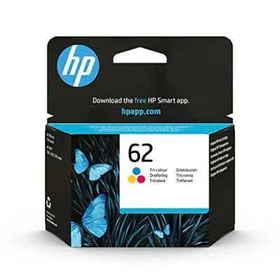 Image of HP 62 Tri color Original Ink Cartridge