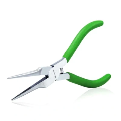 Image of SPEEDWOX Mini Needle Nose Pliers Thin Serrated Jaw 4 1/2 Inches Small Long Micro Precision Wire Looping Fine Chain Plier Professional Jewelry Making Tool Beading Hobby Craft Supplies