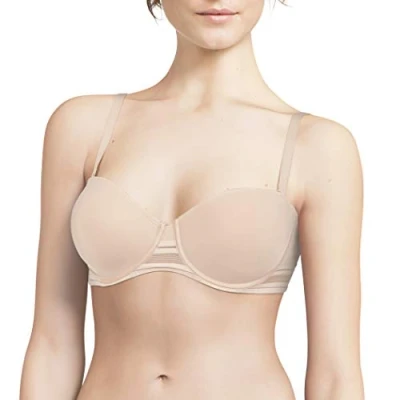 Image of Passionata Women&#039;s Rhythm Non padded wired Bra, Beige (Dune 097), 38DD (Manufacturer Size: 85E)