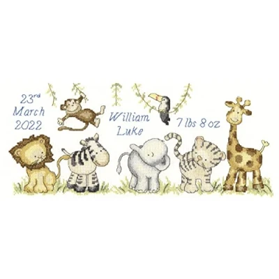 Image of Bothy Threads Cross Stitch Kit Jungle Welcome