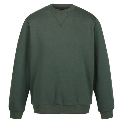 Image of Regatta Mens Pro Crew Neck Sweatshirt (Dark Green) Size Large