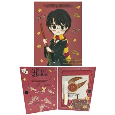 Image of Harry Potter Temporary Tattoo Set for Kids Transfer Tattoos (Harry)