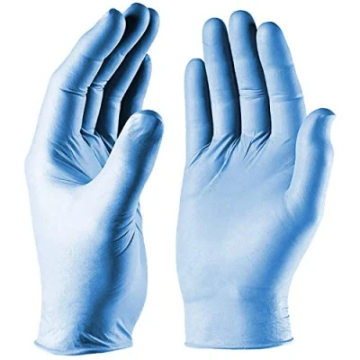 Image of Blue medical grade Nitrile Gloves Strong, Multi Purpose, Powder Free Simply Sanitize Medium BNG002 100PK