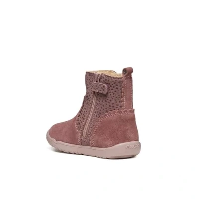 Image of Geox Baby B MACCHIA Girl A Ankle Boot, DK Rose, 2 UK Child