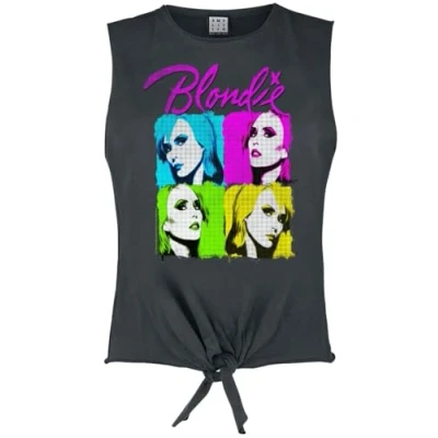 Image of Amplified Blondie Neon Quadrant Sleeveless Women&#039;s T Shirt (L)