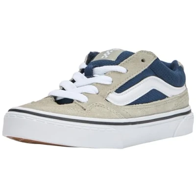 Image of Vans Caldrone Sneaker, Suede/MESH Grey/Blue, 6 UK Child