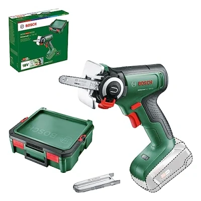 Image of Bosch Home and Garden Cordless NanoBlade Saw UniversalCut 18V 65 (Fast Free Hand Cutting in Wood Plastic; Max. Depth mm; 18 Volt System; Without Battery; SystemBox) Amazon Edition