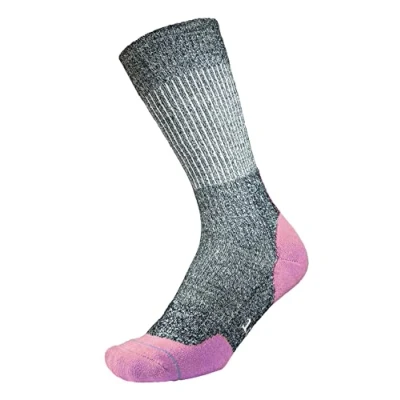 Image of Mens and Women&#039;s 1 Pair 1000 Mile Fusion Walk Sock Navy Marl / Mauve LM