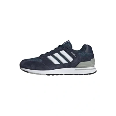 Image of adidas Run 80s Shoes, Leather Upper, Blue